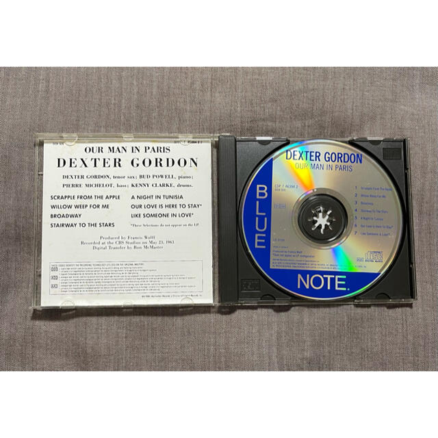 DEXTER GORDON／OUR MAN IN PARIS エンタメ/ホビーのCD(ジャズ)の商品写真