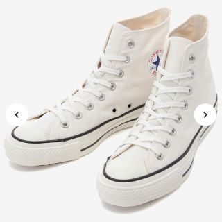 コンバース(CONVERSE)のジャパンコンバース　白　ハイカット(スニーカー)