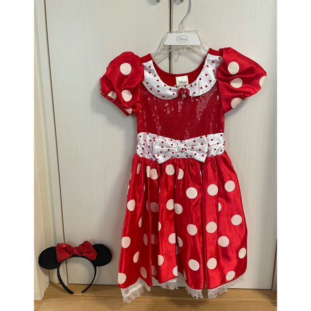 Disney(ディズニー)の2点セット‼︎  USディズニー　ミニーマウス　120センチ　コスチューム キッズ/ベビー/マタニティのキッズ服女の子用(90cm~)(ドレス/フォーマル)の商品写真