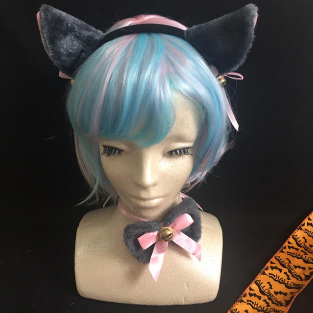 肉球　ネココスプレ　ハロウィン　仮装　猫耳カチューシャ エンタメ/ホビーのコスプレ(小道具)の商品写真