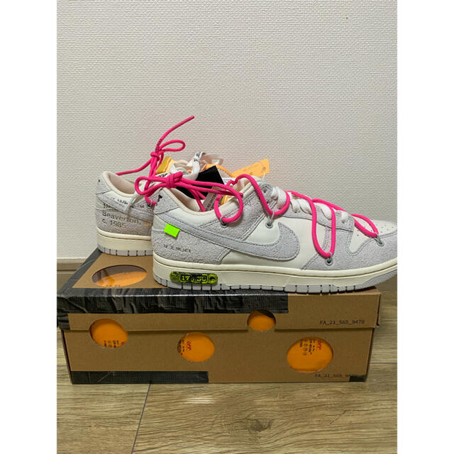 NIKE×off-white dunk 27㎝　lot 17 メンズの靴/シューズ(スニーカー)の商品写真