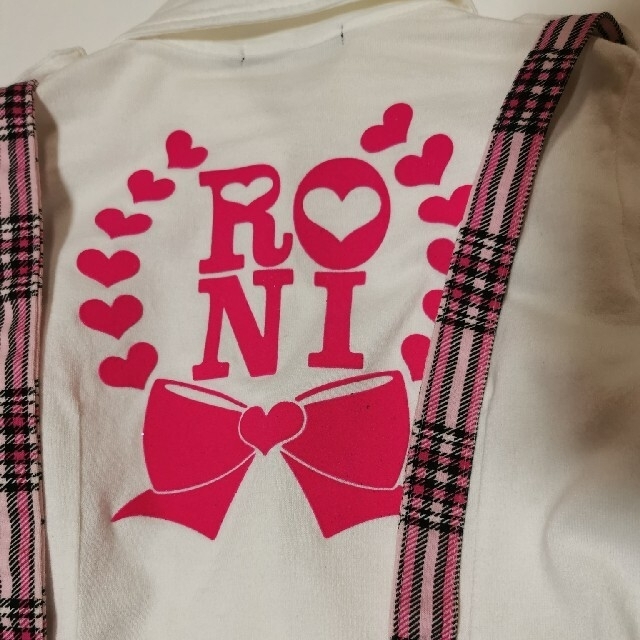 RONI(ロニィ)のRONIサスペンダーワンピース キッズ/ベビー/マタニティのキッズ服女の子用(90cm~)(ワンピース)の商品写真