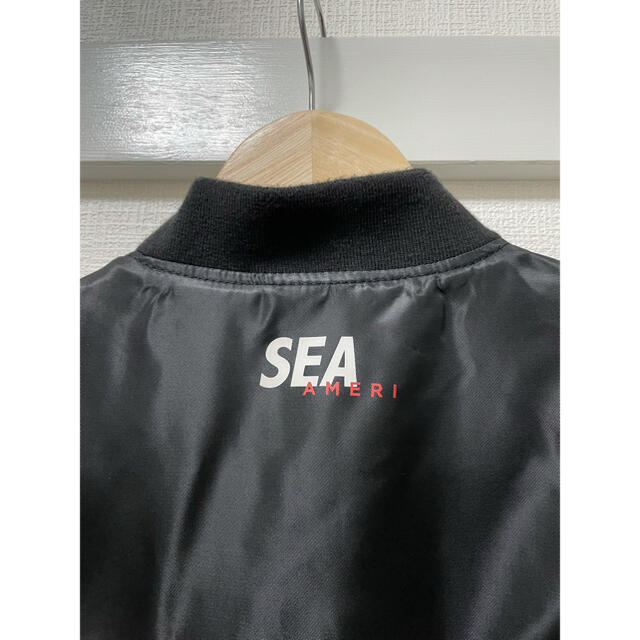 WIND AND SEA × AMERI  MA-1 ボンバージャケット
