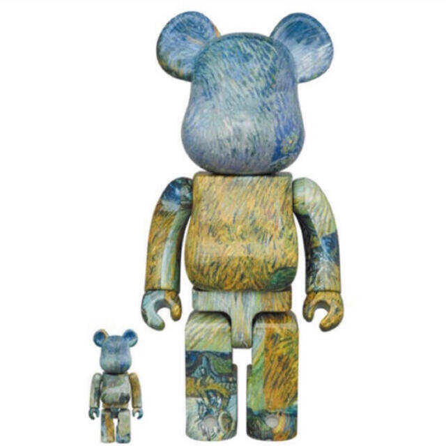 BE@RBRICK Van Gogh 100%&400% ベアブリック ゴッホ展ハンドメイド