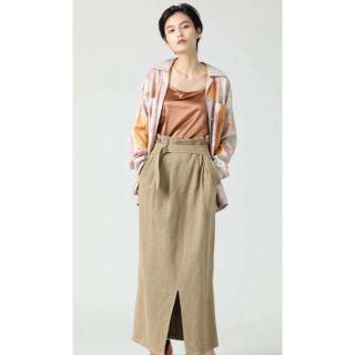 ローズバッド(ROSE BUD)のCREOLME ローズバッド　ペイント柄　シャツ　柄シャツ　ヴィンテージ　古着(シャツ/ブラウス(長袖/七分))