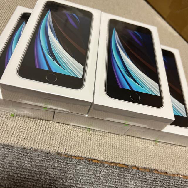 iPhone SE2 64G ホワイト3台 - スマートフォン本体