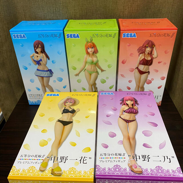 五等分の花嫁 水着 フィギュア セット