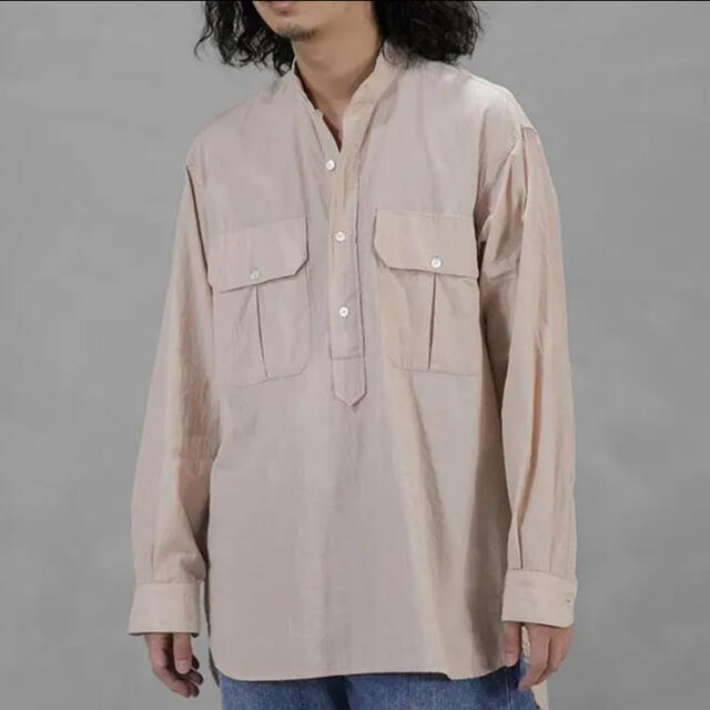 COMOLI(コモリ)の美品　コモリ　21ss プルオーバー　カーゴシャツ　サイズ3 メンズのトップス(シャツ)の商品写真