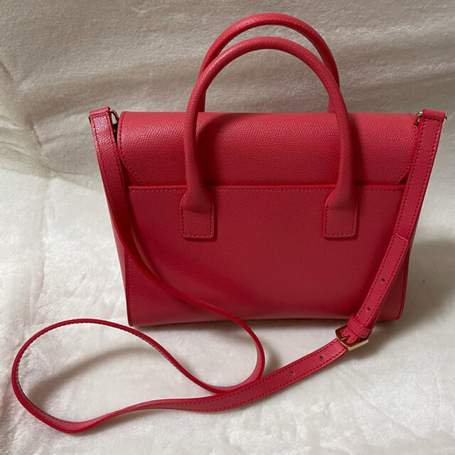 Furla - FURLA メトロポリス サッチェルバッグS リップスティック