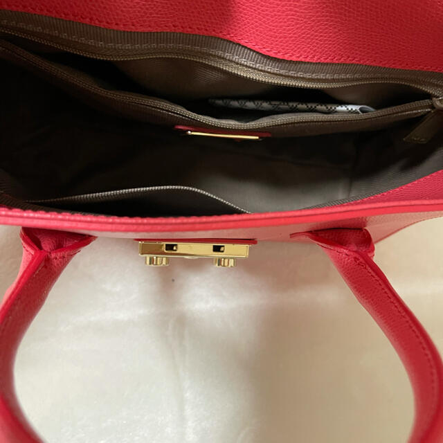 Furla - FURLA メトロポリス サッチェルバッグS リップスティック