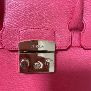 Furla - FURLA メトロポリス サッチェルバッグS リップスティック