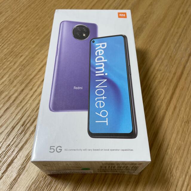 スマホ家電カメラXiaomi Redmi Note 9T A001XM ナイトフォールブラック