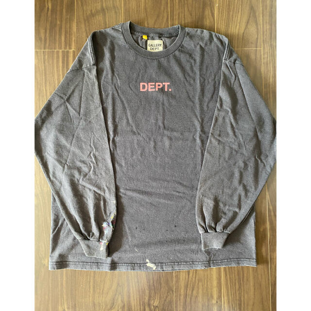 ロンT CENTERED LOGO DEPT L/S TEE PAINTED