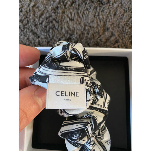 celine - セリーヌ シュシュ 人気 完売 新作 ブラック ゴールド