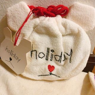 ホリデイ(holiday)のひゃん HOLIDAY BEAR BAG(ポーチ)