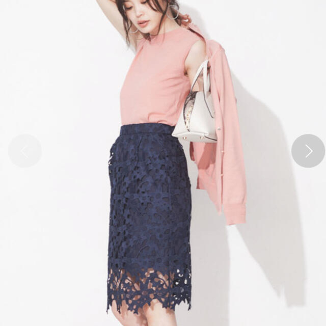 ナノ ユニバース レース スカート 美品