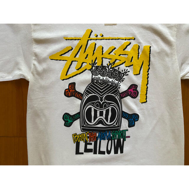 Stussy Flower Tee Mサイズ 白