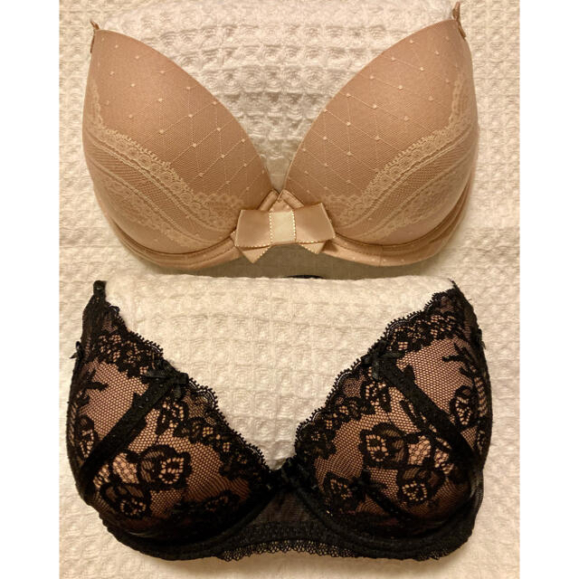 LA PERLA(ラペルラ)のAubade オーバドゥ FR95/EUR80 新品ブラ&タンガ3点セット レディースの下着/アンダーウェア(ブラ)の商品写真