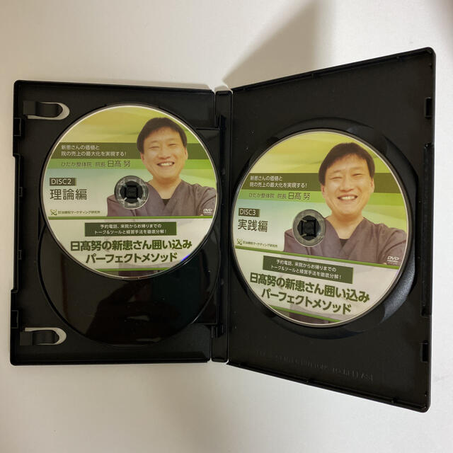 整体DVD計4枚【日高努の新患さん囲い込みパーフェクトメソッド】