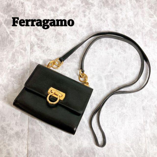 Salvatore Ferragamo - Ferragamo ガンチーニ ミニショルダーバッグ