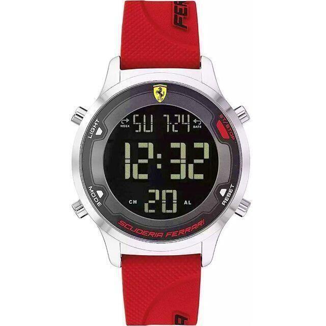 新品 Scuderia Ferrari デジタル 腕時計 0830757約16-18mm腕周り