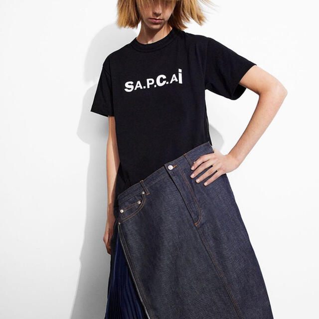 関税込】アーペーセー A.P.C. × SACAI コラボTシャツ メンズ トップス