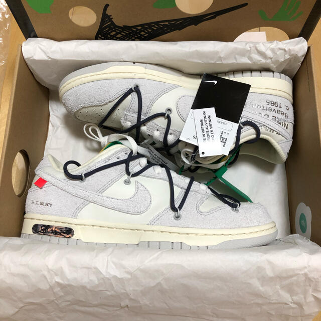 OFF-WHITE × NIKE DUNK LOW 1 OF 50 \