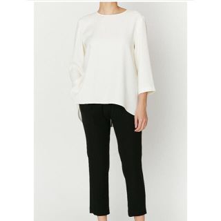 バーニーズニューヨーク(BARNEYS NEW YORK)のYOKO CHANヨーコチャンCrew Neck Blouse(シャツ/ブラウス(長袖/七分))