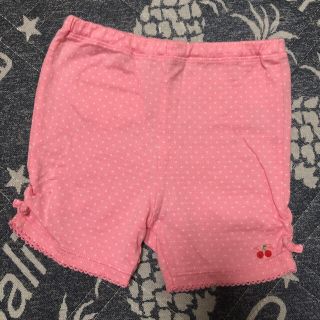 ミキハウス(mikihouse)の綺麗め　ミキハウス  スパッツ　70サイズ ピンク(パンツ)