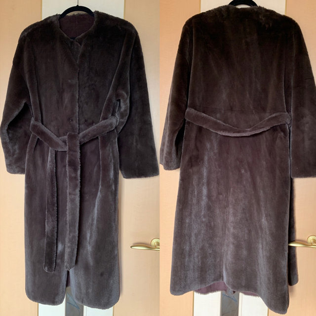 Ameri VINTAGE(アメリヴィンテージ)の Ameri VINTAGE 2WAY SOFT BOA LONG COAT！ レディースのジャケット/アウター(毛皮/ファーコート)の商品写真