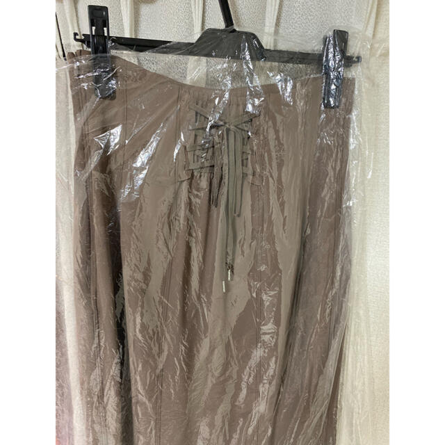 COCO DEAL(ココディール)の【送料込】異素材切替マーメイドスカート　モカ　M レディースのスカート(ロングスカート)の商品写真
