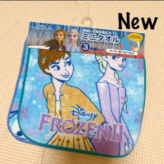 アナトユキノジョオウ(アナと雪の女王)の新品：アナと雪の女王 ミニタオル 3枚セット ハンカチ アナ エルサ オラフ(その他)