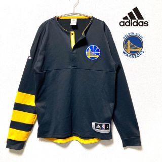 アディダス(adidas)のadidas NBA ウォリアーズ　ウェア　長袖　ボタン付き　バスケット(バスケットボール)