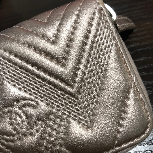 CHANEL シャネル コインケース ピンクゴールド 美品 9