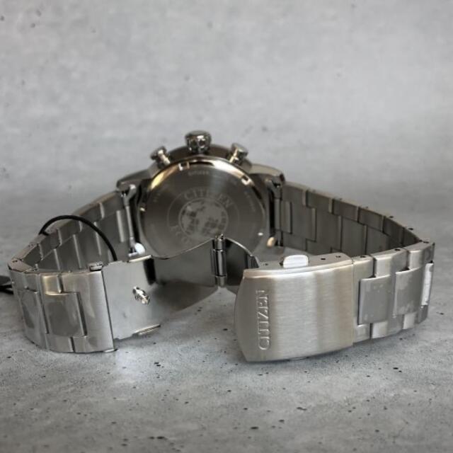 【新品】シチズン EcoDrive ソーラー CITIZEN メンズ腕時計 黒