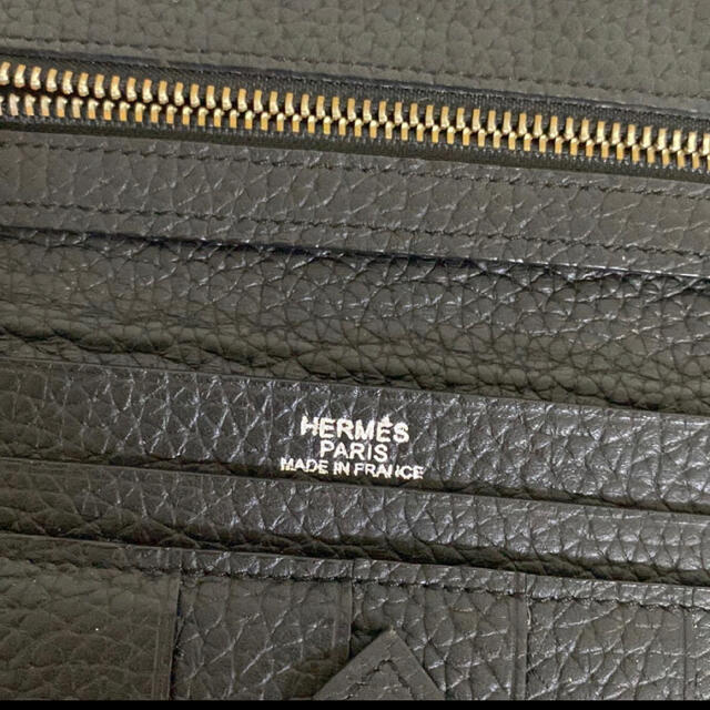 Hermes(エルメス)のエルメス 長財布 Hマーク HERMES べアン ブラック メンズのファッション小物(長財布)の商品写真