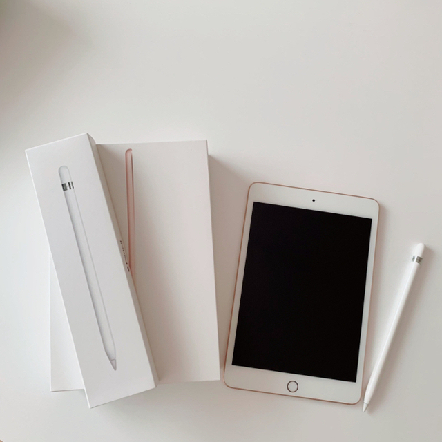 iPad mini 5、Apple Pencilタブレット