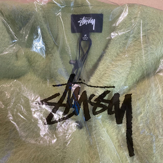 ボルサリー STUSSY - Stussy Stussy shaggy cardigan カーディガンの