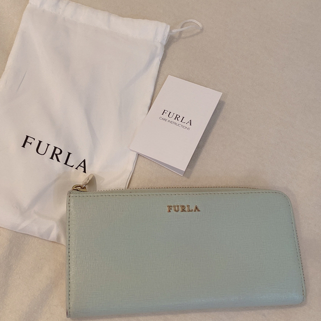❣️最終お値下げ❣️ FURLA 長財布 ミント色 レディースのファッション小物(財布)の商品写真