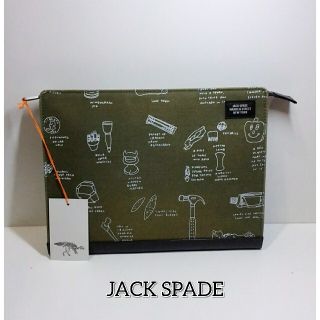 ジャックスペード(JACK SPADE)のJACK SPADE【ジャックスペード 】 キャンバスクラッチバッグ(セカンドバッグ/クラッチバッグ)