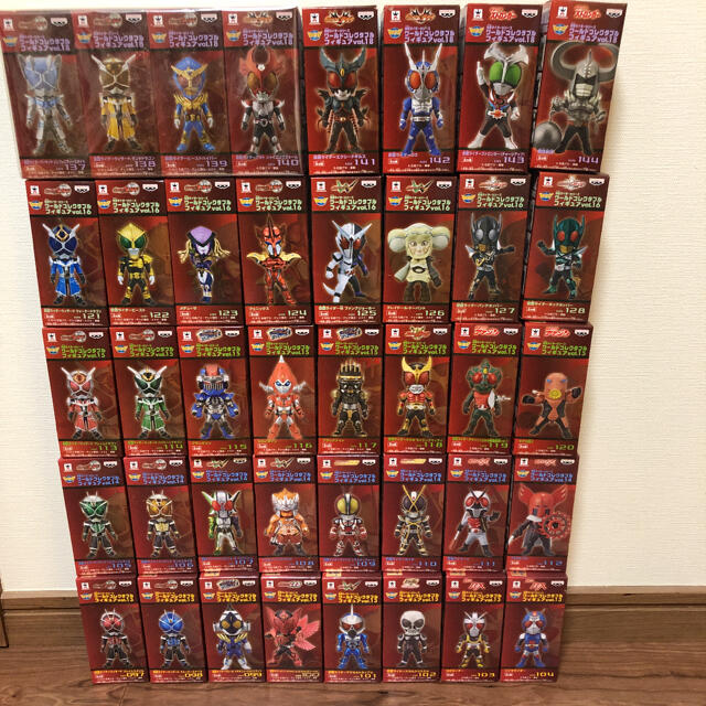 未開封❗️仮面ライダーワールドコレクタブルフィギュアvol.13〜16・18