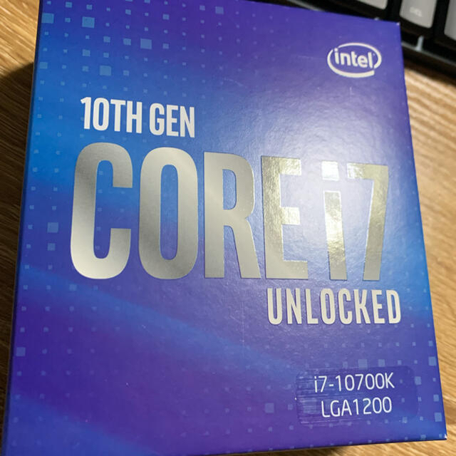 新品 Core i7 10700K BOX