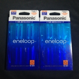 パナソニック(Panasonic)のPanasonic エネループ・スタンダードモデル（単四×8本) 2セット(バッテリー/充電器)