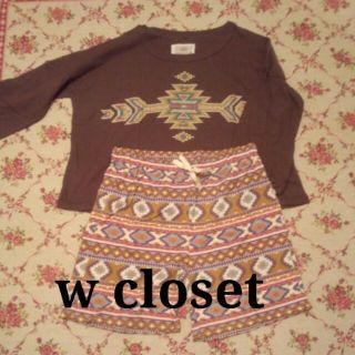 ダブルクローゼット(w closet)のw closet / 《近日処分！》(ルームウェア)