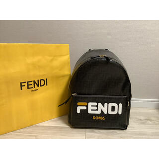 フェンディ(FENDI)の【FENDI  × FILA限定コラボ】バックパック　FENDI紙袋付き(バッグパック/リュック)