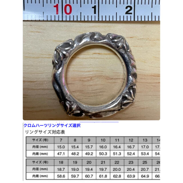 Chrome Hearts(クロムハーツ)の正規品CHROME HEARTS クロムハーツ SBT バンドリング SV925 メンズのアクセサリー(リング(指輪))の商品写真