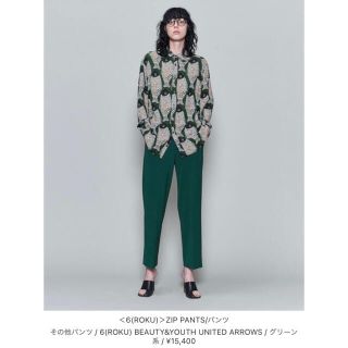 ビューティアンドユースユナイテッドアローズ(BEAUTY&YOUTH UNITED ARROWS)のROKU 6 ZIP PANTS スラックス(カジュアルパンツ)