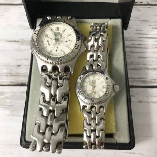 エルジン(ELGIN)のELGIN エルジン タグホイヤーセルタイプ メンズ &レディース 2点セット(腕時計(アナログ))