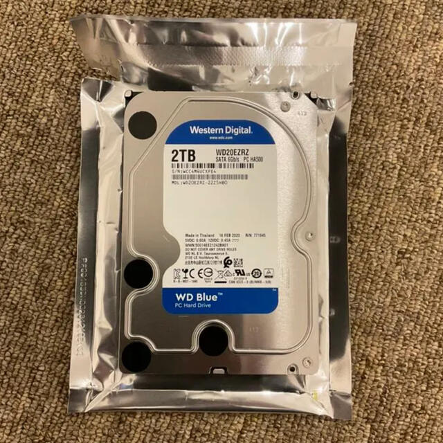 Western Digital 3.5インチ 2TB HDD WD 新品部品取りWD