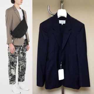 本店は マルジェラ□テーラードジャケット□9395 新品□定価16.2万□48 買い公式店 新品 定価16.2万 9395 テーラードジャケット マルジェラ 19ss 48 テーラードジャケット
